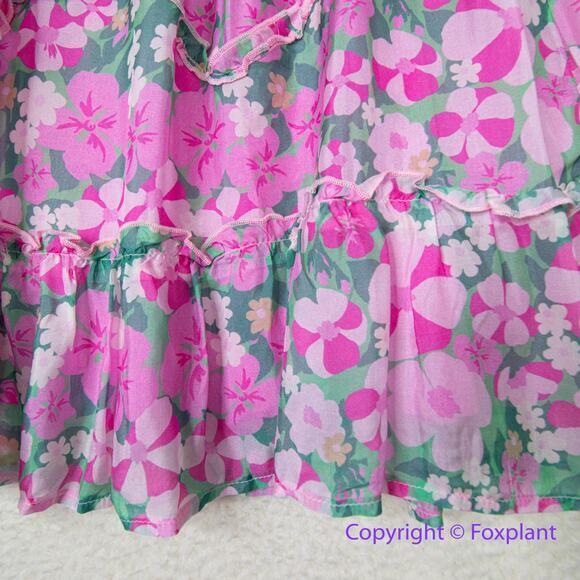 New! Vineyard Vines Silk Blend Montauk Daisy Peapode Tea Rose‎ Mini Dress, XS - Picture 6 of 16